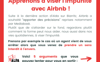 Apprenons à viser l’impunité avec Airbnb !