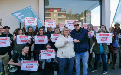 Occupation payante d’une agence immobilière !