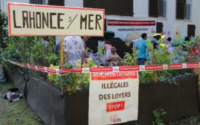 Action d’Alda à Lahonce pour faire respecter l’encadrement des loyers !