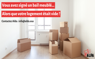 Appel à témoins : vous avez signé un bail meublé d’un an alors que votre logement n’était pas meublé ?