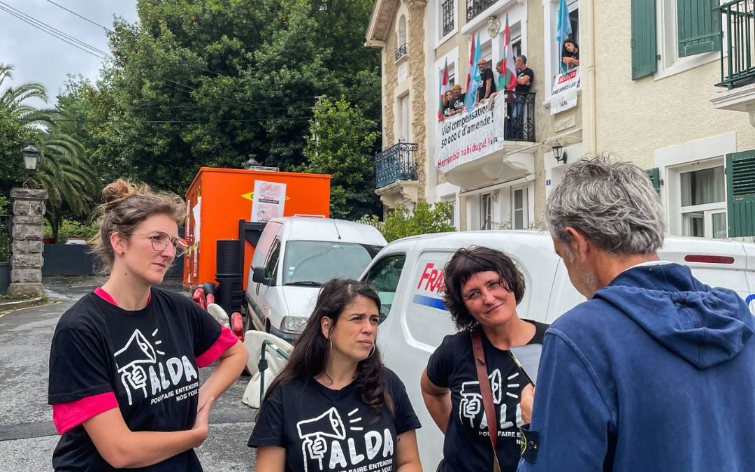 Troisième jour et passage de l’huissier : Alda poursuivra son occupation tant qu’elle n’aura pas obtenu gain de cause !