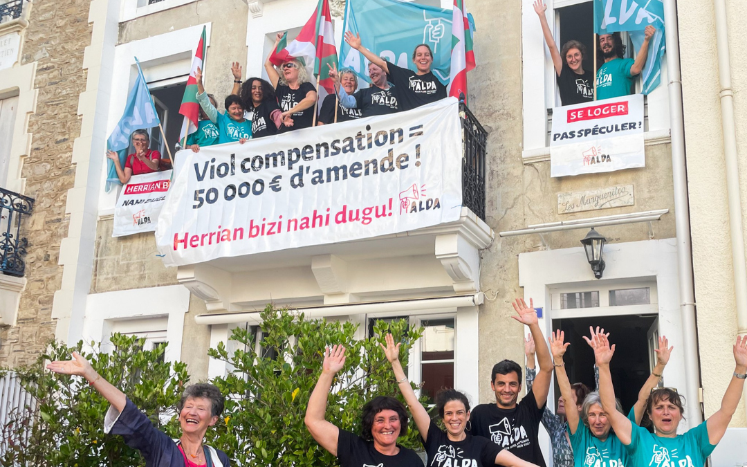 Occupation à Biarritz : Alda obtient gain de cause !