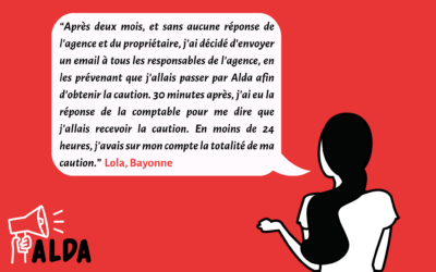 [Journal Alda] Le témoignage de Lola