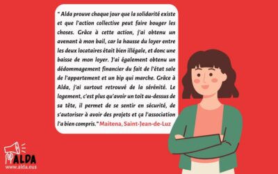 [Journal Alda] Le témoignage de Maitena