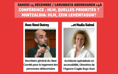 Zoom sur les 2 experts du logement qui interviendront à la conférence gratuite et ouverte à toutes et tous organisée par Alda le samedi 14 décembre