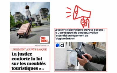 Meublés de tourisme : la Cour d’Appel valide le règlement de compensation de l’Agglo !
