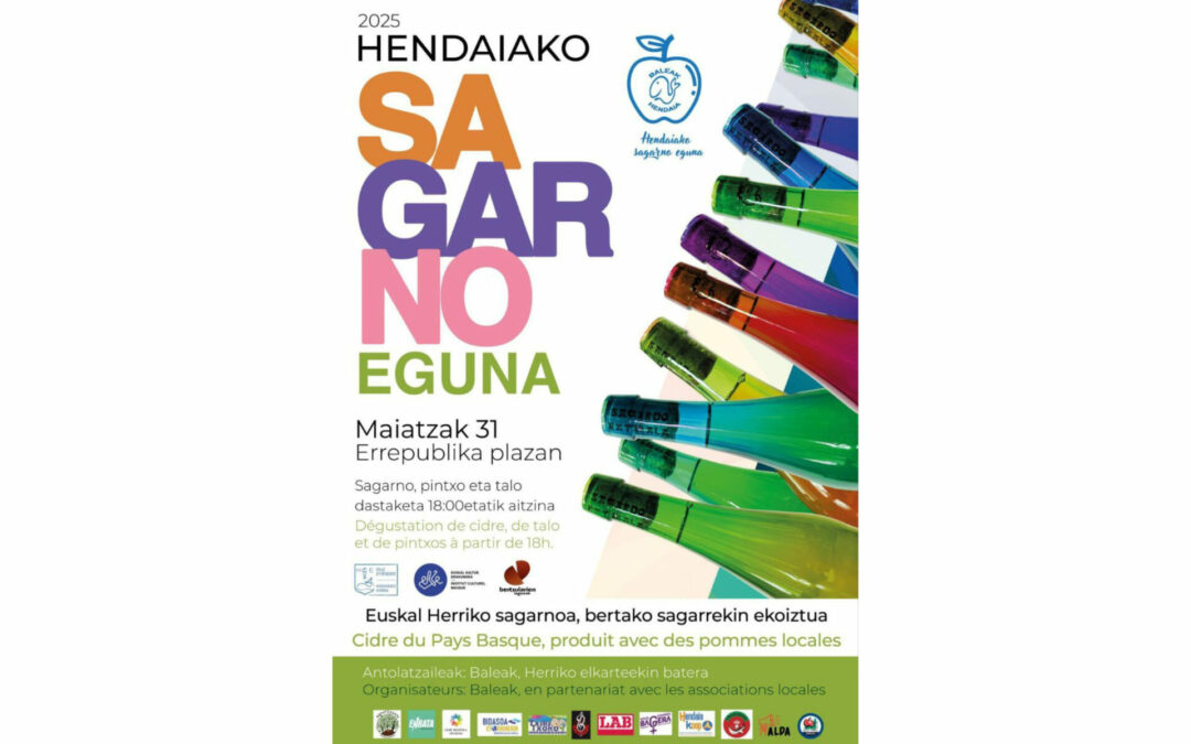 Stand Alda et vente de pintxo à Sagarno Eguna