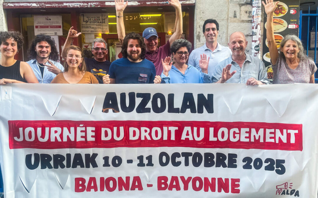 Auzolan 2025 : ouverture des inscriptions pour être bénévoles pendant la Journée du droit au logement !