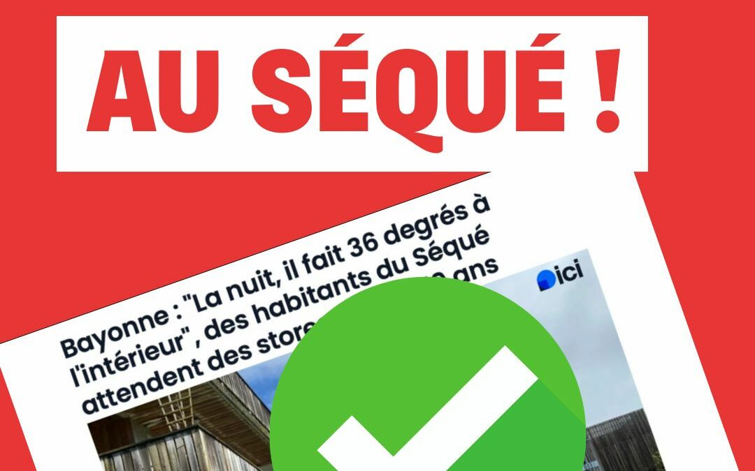 Séqué 1 (Bayonne) : une victoire qui n’est pas volet !