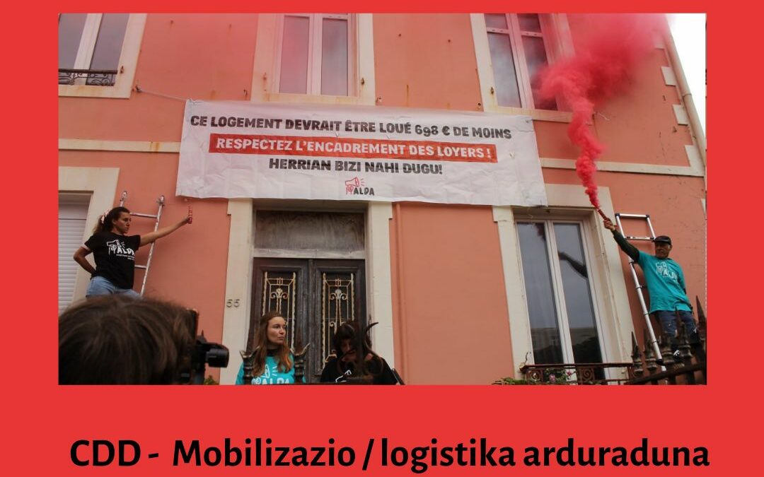 Offre d’emploi – Remplacement de congé maternité – Chargé·e de mobilisation/logistique