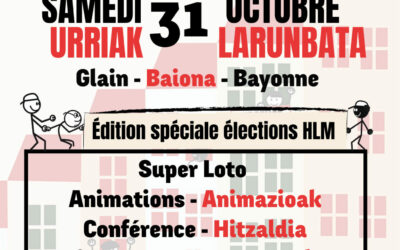 Auzolan 2026 aura lieu le samedi 31 octobre à Bayonne