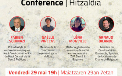 Inscriptions – Conférence “L’humidité : un danger sous-estimé” le vendredi 29 mai à Bayonne
